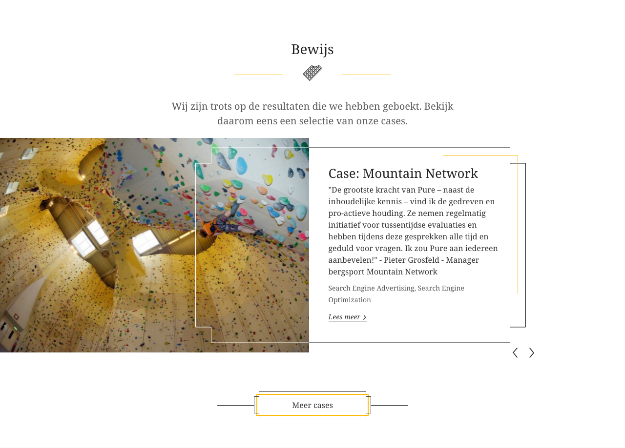Pure website