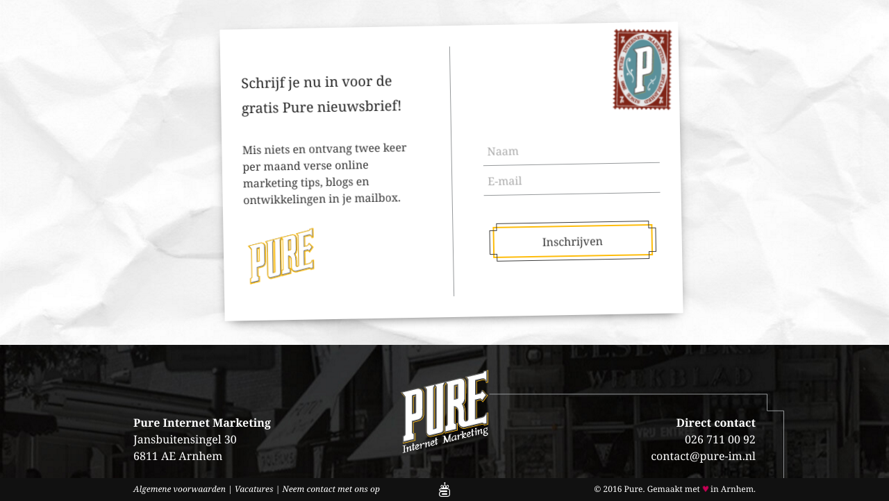 Pure website